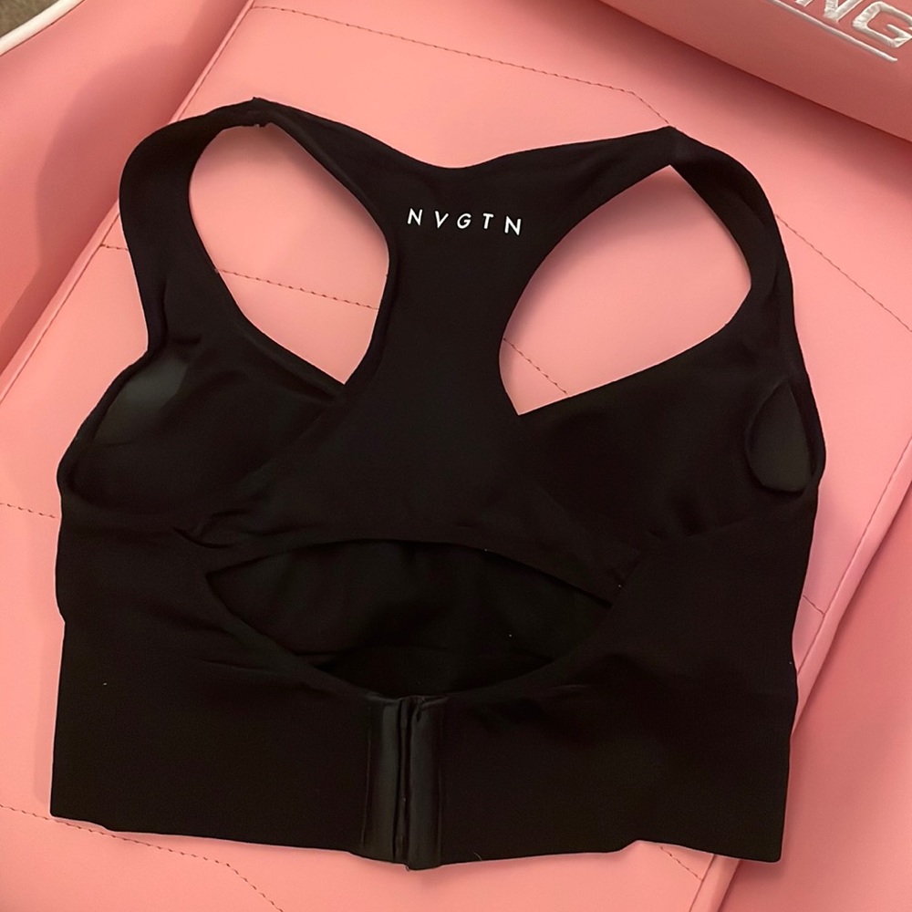 NVGTN Black Ignite Seamless Bra Size Medium